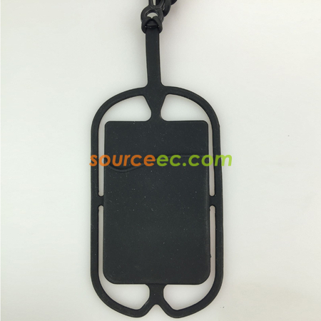 客製化矽膠手機掛繩卡套禮品